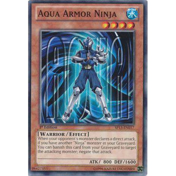 YuGiOh Star Pack 2013 Common Aqua Armor Ninja SP13-EN017