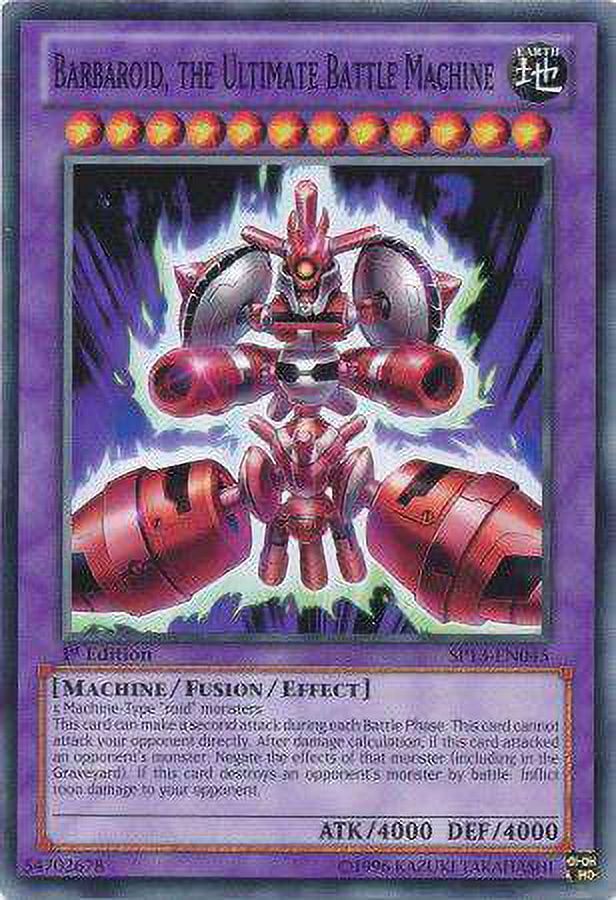 YuGiOh Star Pack 2013 Common Barbaroid, the Ultimate Battle Machine  SP13-EN045 - Walmart.com