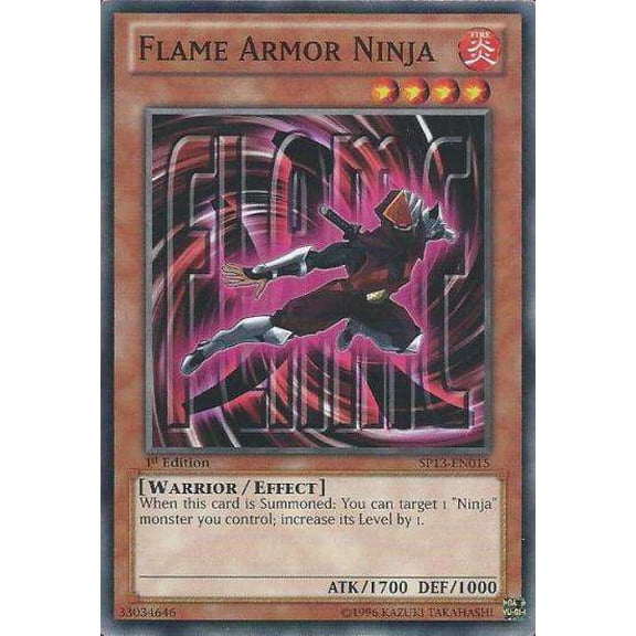 YuGiOh Star Pack 2013 Common Flame Armor Ninja SP13-EN015