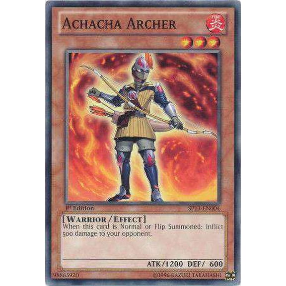 YuGiOh Star Pack 2013 Starfoil Rare Achacha Archer SP13-EN004