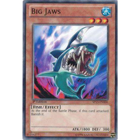 YuGiOh Star Pack 2013 Starfoil Rare Big Jaws SP13-EN006