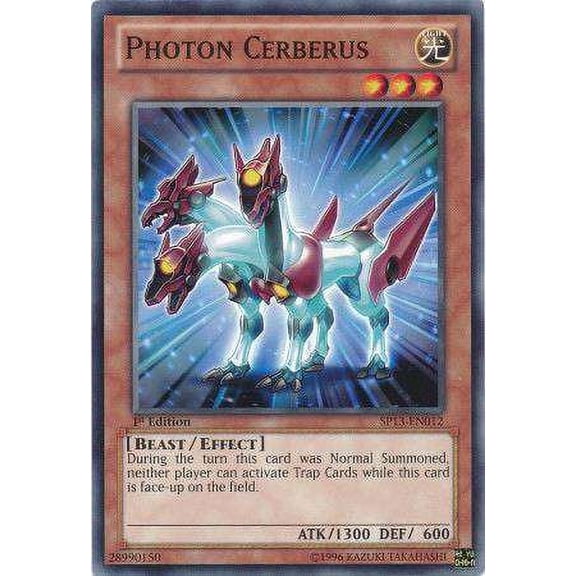 YuGiOh Star Pack 2013 Starfoil Rare Photon Cerberus SP13-EN012