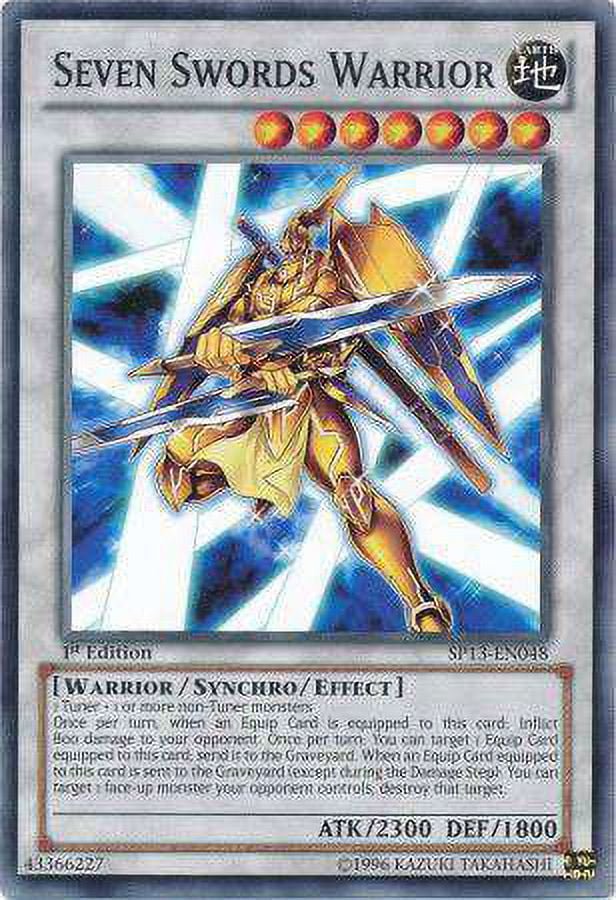 YuGiOh Star Pack 2013 Starfoil Rare Seven Swords Warrior SP13-EN048 -  Walmart.com