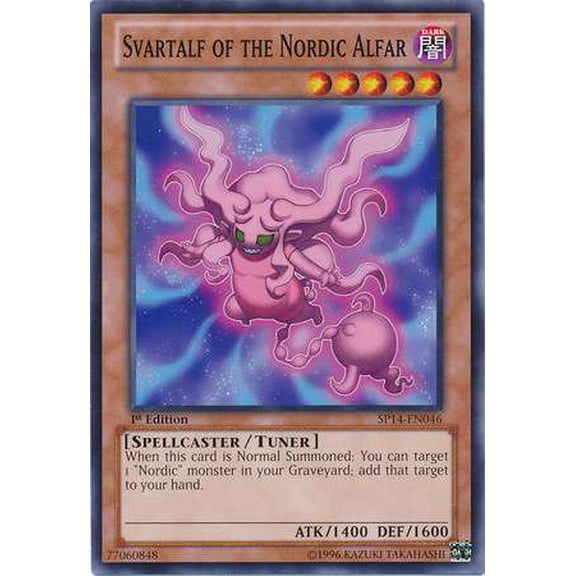 YuGiOh Star Pack 2014 Common Svartalf of the Nordic Alfar SP14-EN046