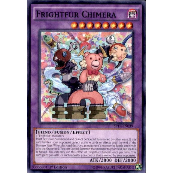 YuGiOh Star Pack Battle Royal Starfoil Frightfur Chimera SP17-EN039