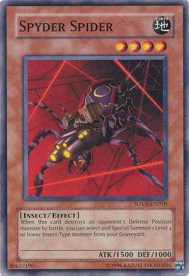 YuGiOh Stardust Overdrive Common Spyder Spider SOVREN018