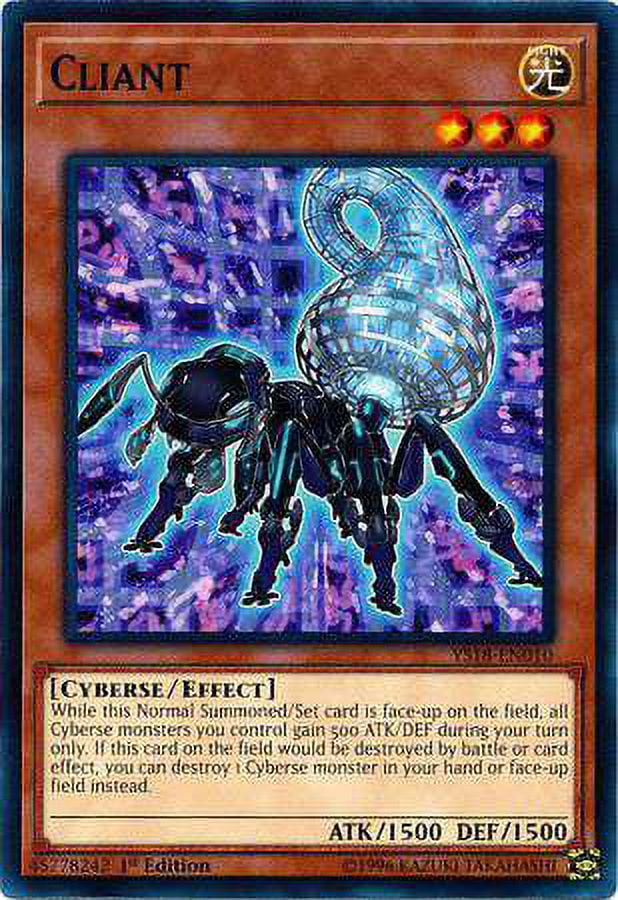 YuGiOh Starter Deck Codebreaker Common Cliant YS18EN010