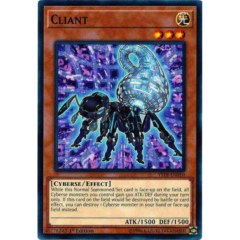 YuGiOh Starter Deck: Codebreaker Common Cliant YS18-EN010