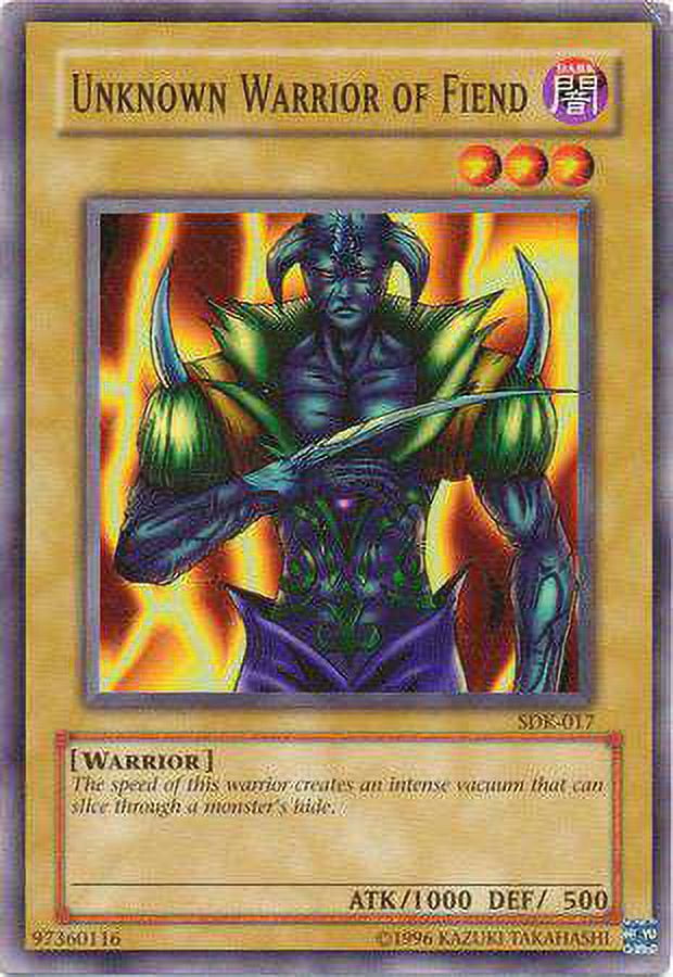 YuGiOh Starter Deck: Kaiba Common Unknown Warrior of Fiend