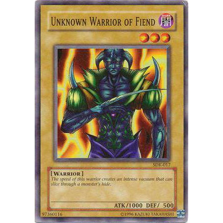 YuGiOh Starter Deck: Kaiba Common Unknown Warrior of Fiend SDK-017
