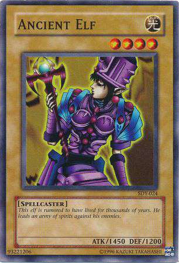 elf yugioh cards LOB-062 - Mystical - Super Rare Age Group Gift of The Mystical Elf