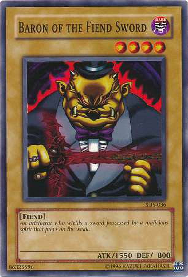 YuGiOh Starter Deck: Yugi Common Baron of the Fiend Sword SDY-036 -  Walmart.com