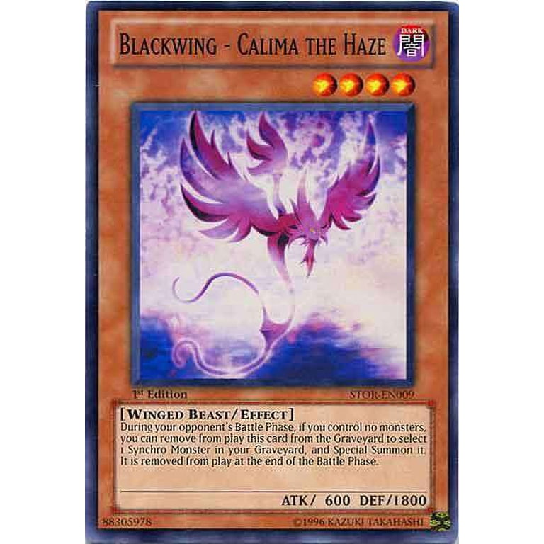 YuGiOh Storm of Ragnarok Common Blackwing - Calima the Haze STOR-EN009