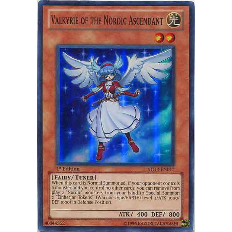 YuGiOh Storm of Ragnarok Valkyrie of the Nordic Ascendant STOR-EN017