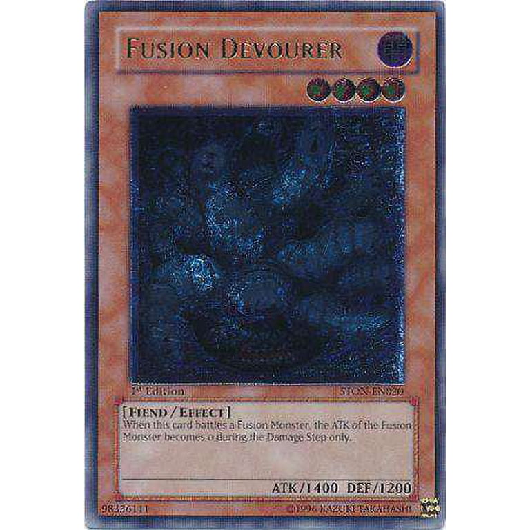 YuGiOh Strike of Neos Ultimate Rare Fusion Devourer STON-EN020