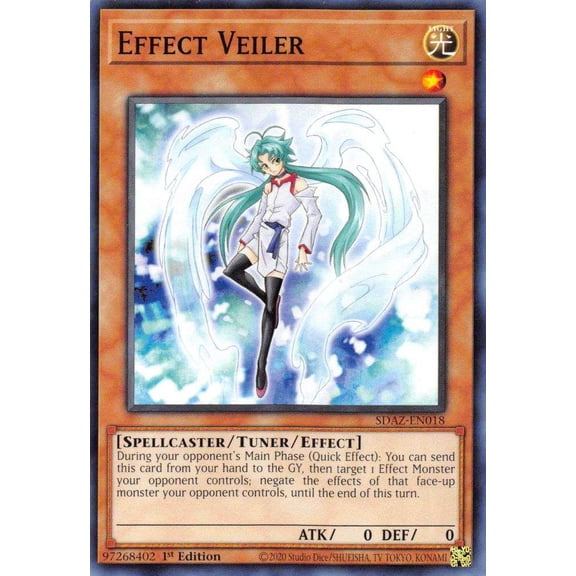 YuGiOh Structure Deck: Albaz Strike Common Effect Veiler SDAZ-EN018