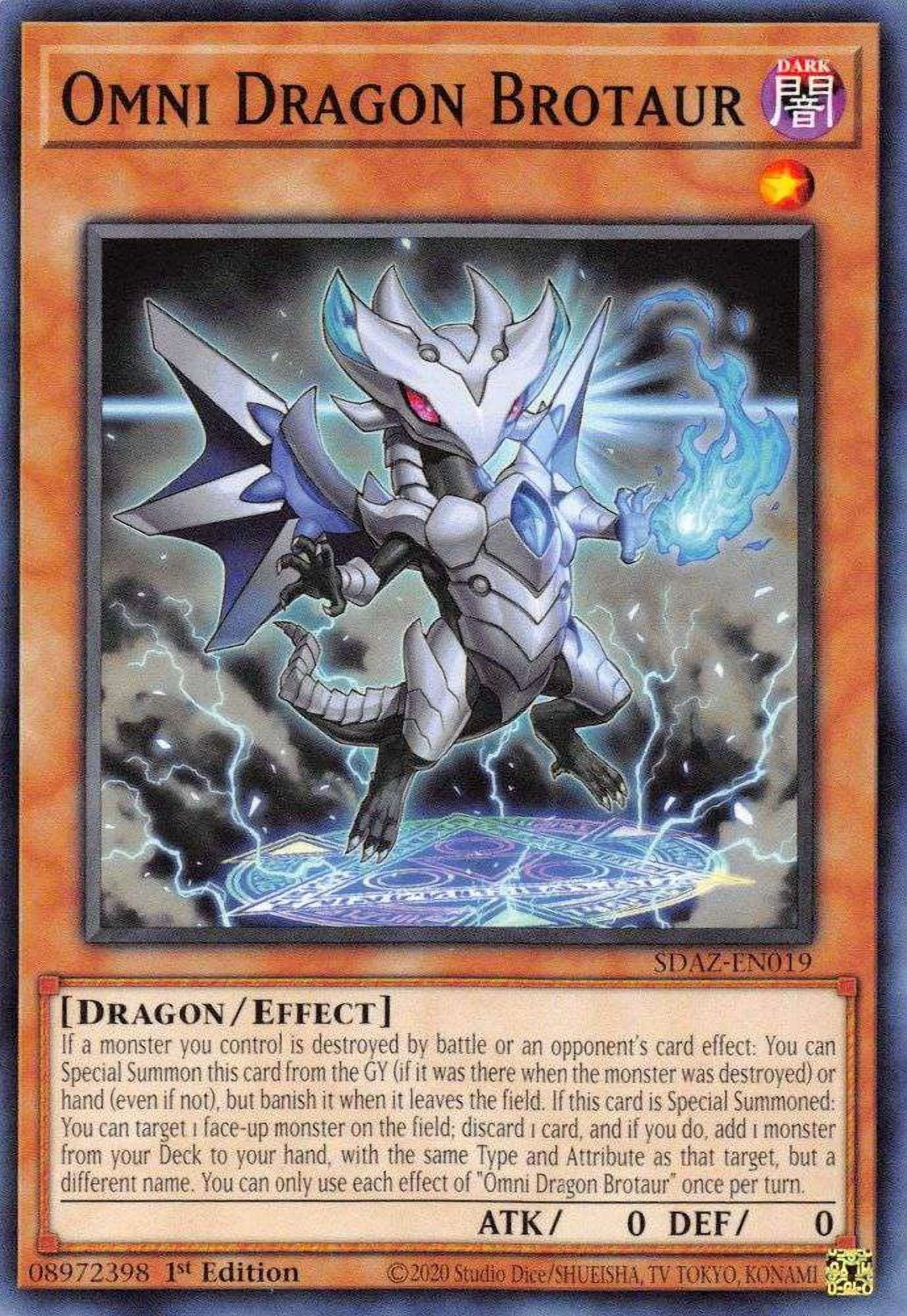 YuGiOh Structure Deck: Albaz Strike Common Omni Dragon Brotaur SDAZ-EN019 -  Walmart.com