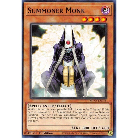 YuGiOh Structure Deck: Albaz Strike Common Summoner Monk SDAZ-EN016