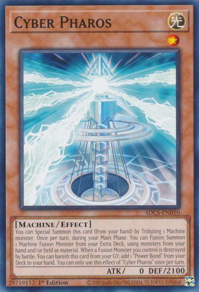 YuGiOh Structure Deck: Cyber Strike Common Cyber Pharos SDCS-EN010 -  Walmart.com