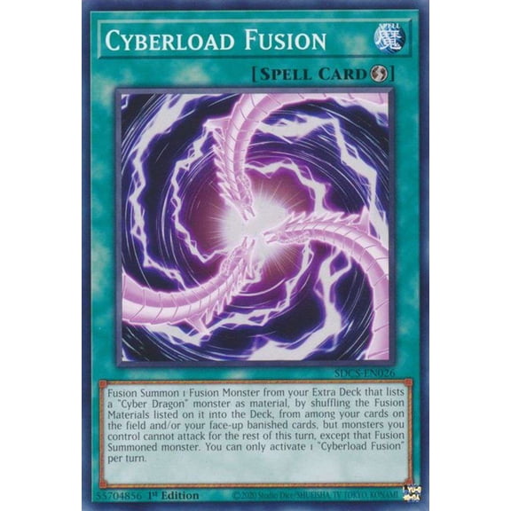 YuGiOh Structure Deck: Cyber Strike Common Cyberload Fusion SDCS-EN026
