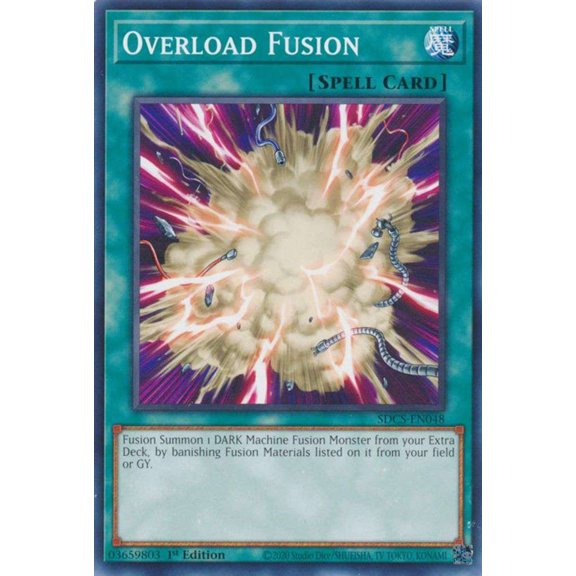 YuGiOh Structure Deck: Cyber Strike Common Overload Fusion SDCS-EN048