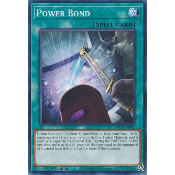 YuGiOh Structure Deck: Cyber Strike Common Power Bond SDCS-EN047
