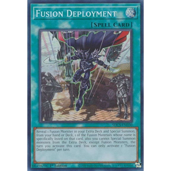 YuGiOh Structure Deck: Cyber Strike Super Rare Fusion Deployment SDCS-EN030