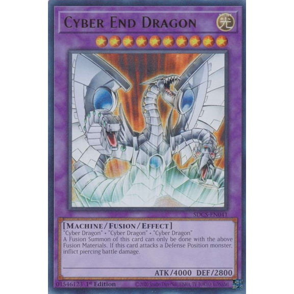 YuGiOh Structure Deck: Cyber Strike Ultra Rare Cyber End Dragon SDCS-EN041
