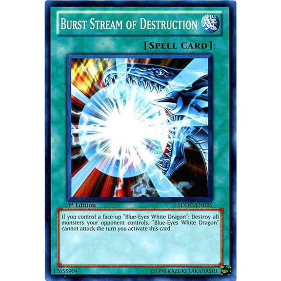 YuGiOh Structure Deck: Dragons Collide Common Burst Stream of Destruction SDDC-EN025