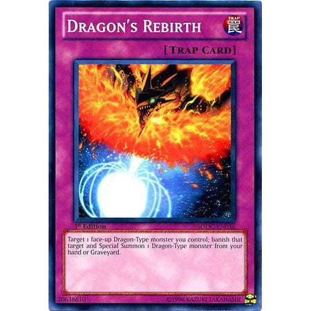 YuGiOh Structure Deck: Dragons Collide Common Dragon's Rebirth SDDC-EN036