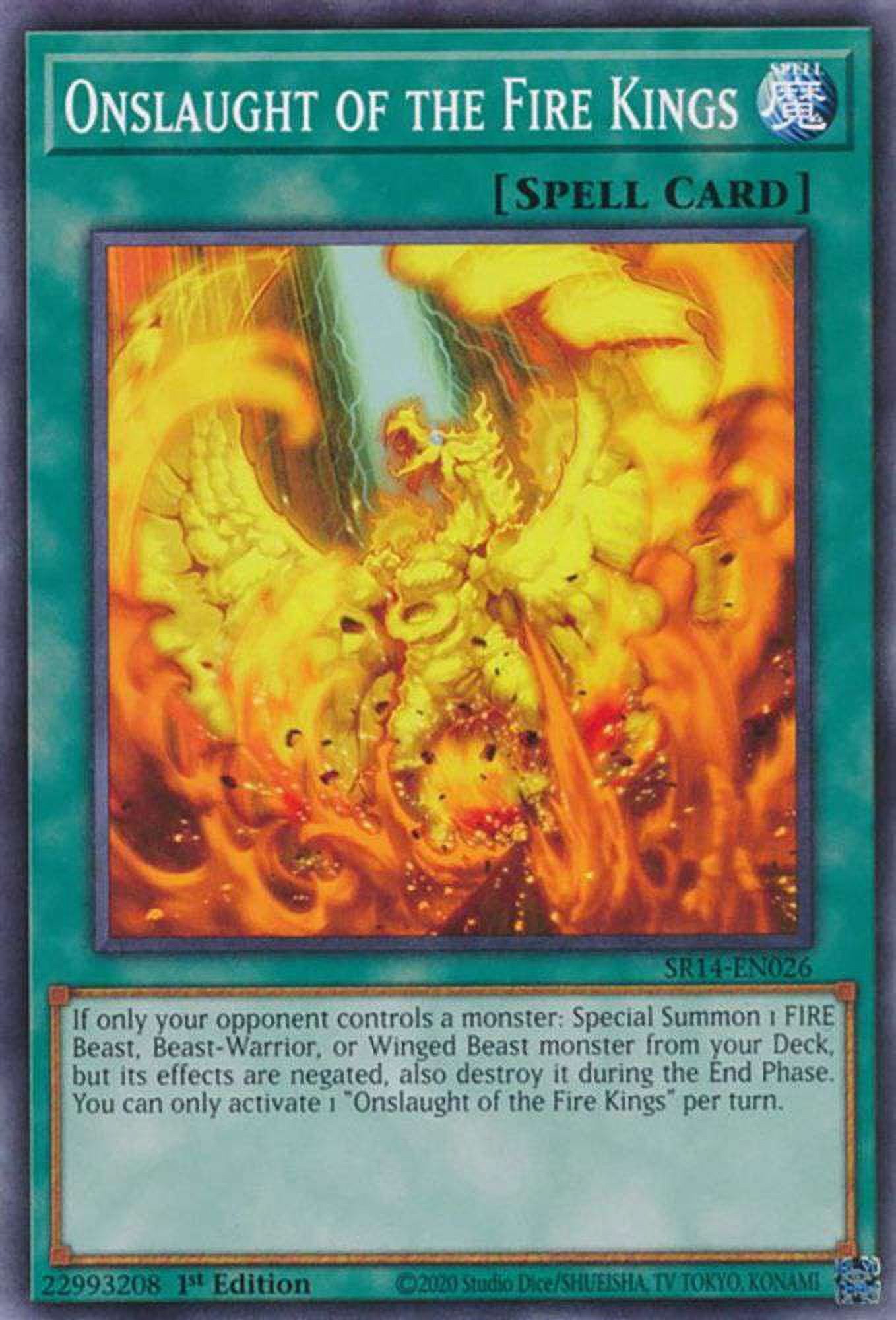 YuGiOh Structure Deck: Fire Kings Common Onslaught of the Fire Kings SR14-EN026 - Walmart.com YuGiOh Structure Deck: Fire Kings Common Onslaught of the Fire Kings SR14-EN026 - Walmart.com