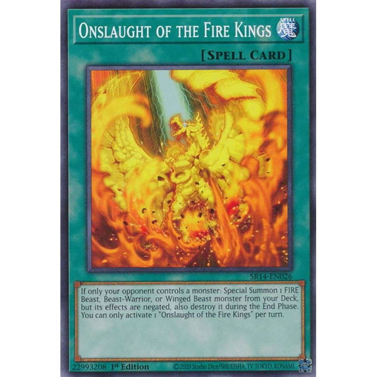 fire king cards yugioh Onslaught of the Kings Structure Deck .HN#GG_634T6344 G134548TY28311 : Toys & Games If a face Fire King Sky Burn -