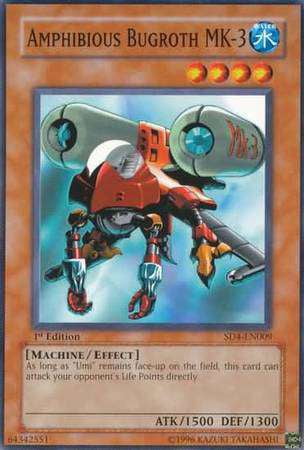 YuGiOh Structure Deck: Fury from the Deep Common Amphibious Bugroth MK-3 SD4-EN009 - Walmart.com YuGiOh Structure Deck: Fury from the Deep Common Amphibious Bugroth MK-3 SD4-EN009 - Walmart.com