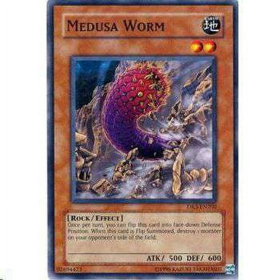 YuGiOh Structure Deck: Invincible Fortress Common Medusa Worm SD7-EN014