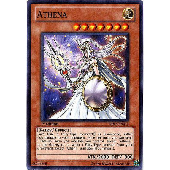 YuGiOh Structure Deck: Lost Sanctuary Common Athena SDLS-EN012