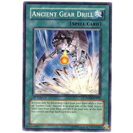 YuGiOh Structure Deck: Machine Re-Volt Common Ancient Gear Drill SD10-EN022
