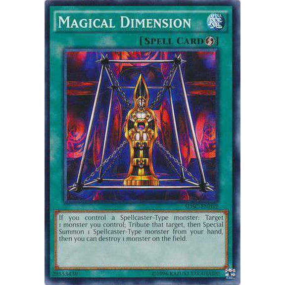YuGiOh Structure Deck: Spellcaster's Command Common Magical Dimension SDSC-EN032