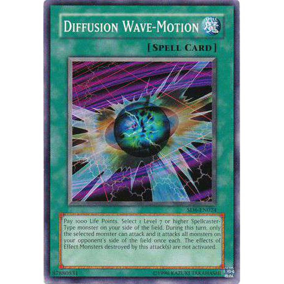 YuGiOh Structure Deck: Spellcaster's Judgment Common Diffusion Wave-Motion SD6-EN024