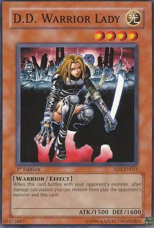 YuGiOh Structure Deck: Warrior's Triumph D.D. Warrior Lady SD5-EN011 -  Walmart.com