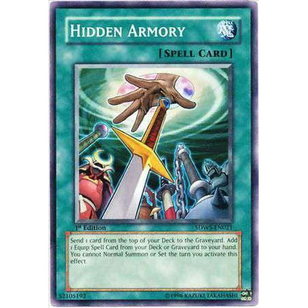 YuGiOh Structure Deck: Warriors' Strike Common Hidden Armory SDWS-EN021