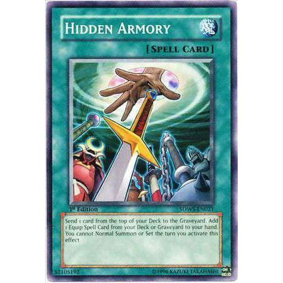 YuGiOh Structure Deck: Warriors' Strike Common Hidden Armory SDWS-EN021