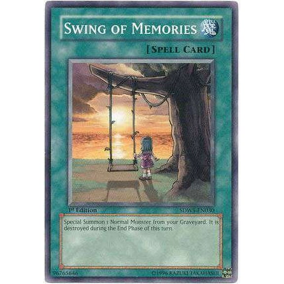 YuGiOh Structure Deck: Warriors' Strike Common Swing of Memories SDWS-EN030