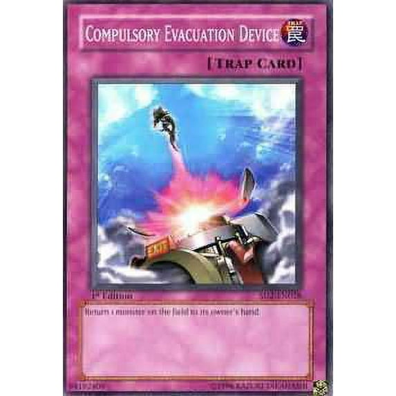 YuGiOh Structure Deck: Zombie Madness Common Compulsory Evacuation Device SD2-EN028
