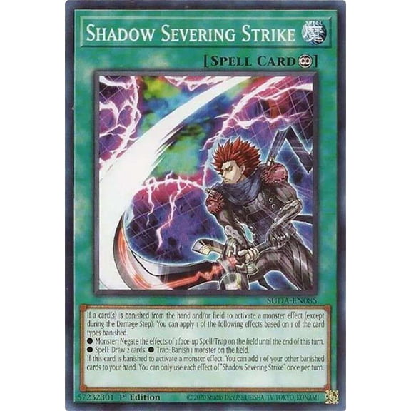 YuGiOh Supreme Darkness Common Shadow Severing Strike SUDA-EN085
