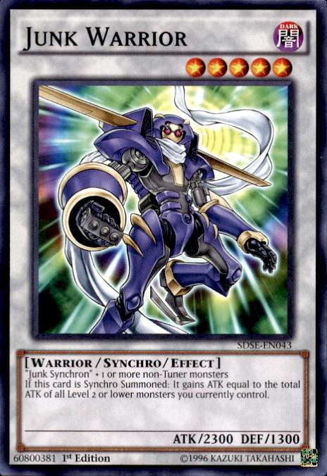 yugioh junk destroyer deck Yu-Gi-Oh! - Warrior (5DS1-EN041) - 5Ds Starter - Unlimited Edition Deck] Climbed to Legend -