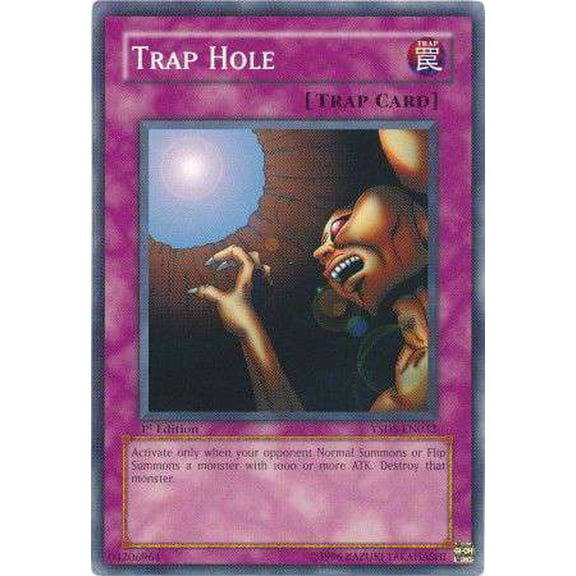 YuGiOh Syrus Truesdale Starter Deck Common Trap Hole YSDS-EN032