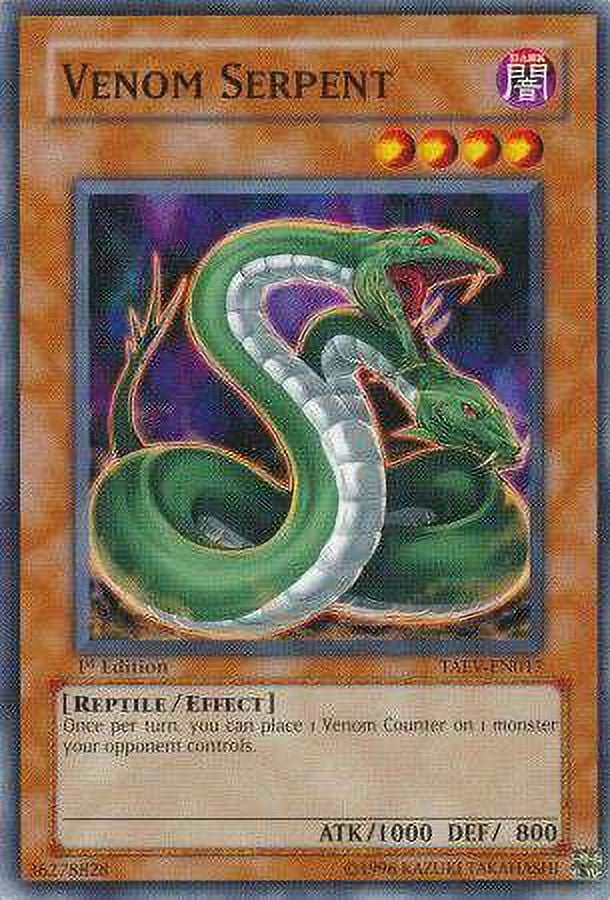 YuGiOh Tactical Evolution Common Venom Serpent TAEV-EN017 - Walmart.com