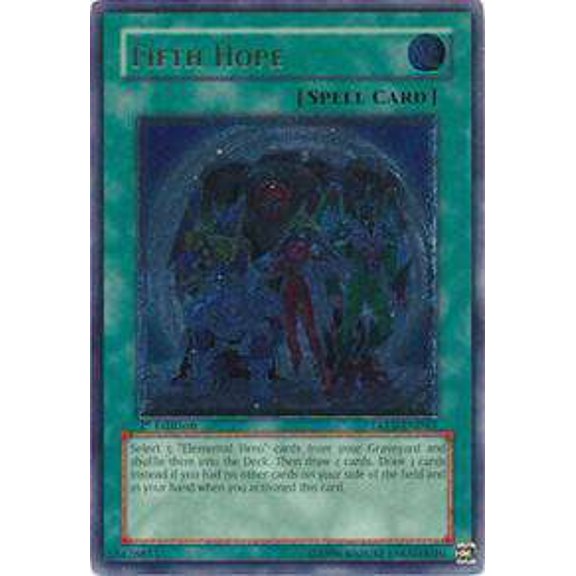 YuGiOh Tactical Evolution Ultimate Rare Fifth Hope TAEV-EN045