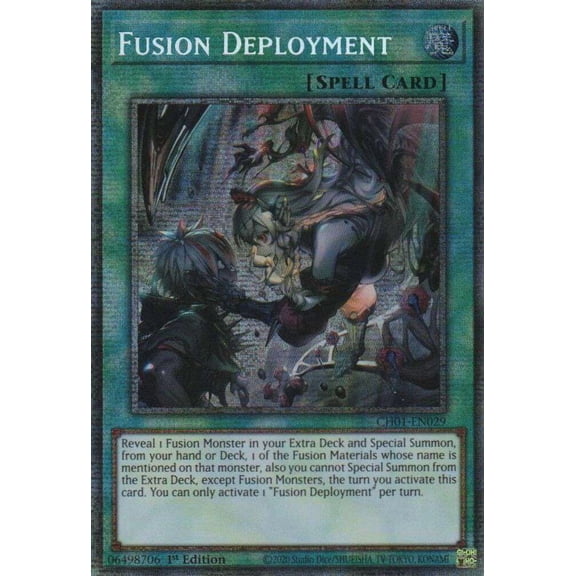YuGiOh The Chronicles Deck: The Fallen & The Virtuous Starlight Rare Fusion Deployment CH01-EN029 [FOIL]