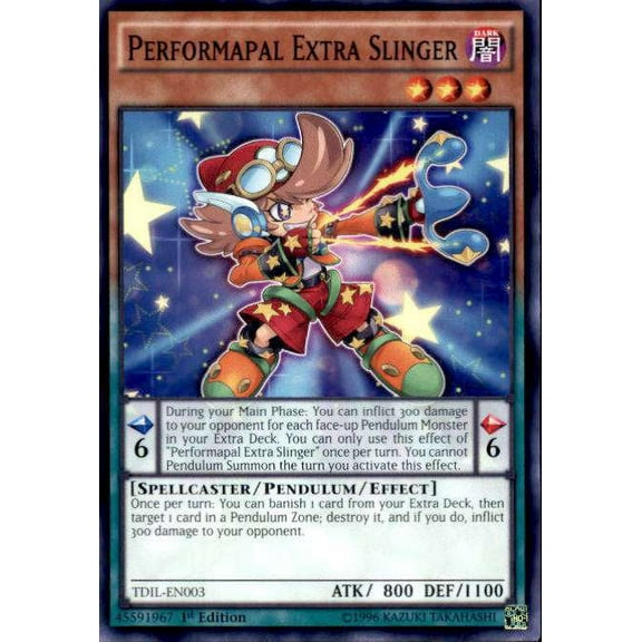 YuGiOh The Dark Illusion Common Performapal Extra Slinger TDIL-EN003